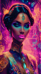 Fantasy Surreal portrait of a woman