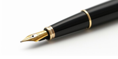 Refined Ballpoint Pen on White