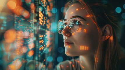 Digital Transformation A journey of a business or individual moving towards a more digitally driven approach, showcasing the power of technology and digital innovation