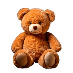 Fototapeta premium a teddy bear sitting on a black background