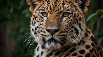 Fototapeta premium close up of a leopard