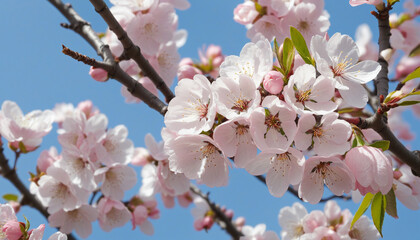 Fototapeta premium Pink Tree Blossoms: A Celebration of Spring and Nature