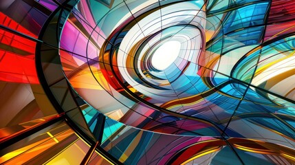 The design stands out with bright, saturated colors.