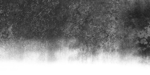 Black and white abstract grunge old concrete wall texture stain isolated overlay decorative vintage background.