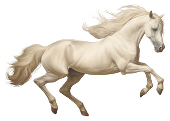 PNG Illustration of horse stallion painting animal.