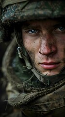 Obraz premium Portrait of a soldier