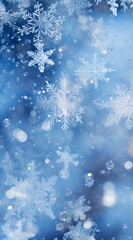 Naklejka premium snowflakes on a window