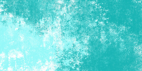 Cyan abstract grunge old concrete wall texture stain isolated overlay decorative vintage background.