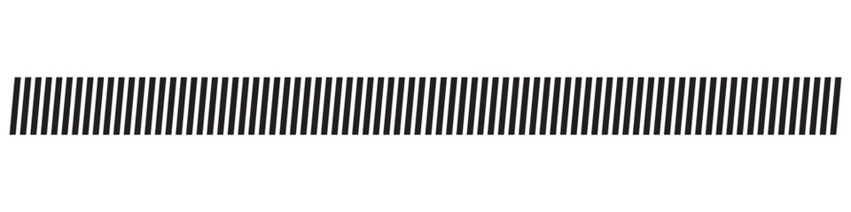 Tilt strip geometric abstract border. Slash divider. 11:11