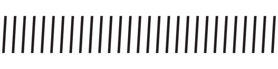 Tilt strip geometric abstract border. Slash divider. 11:11