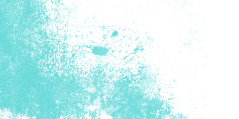 Cyan abstract grunge old concrete wall texture stain isolated overlay decorative vintage background.