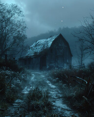 Horror Barn Photo Wallpaper and Background