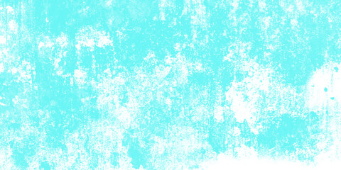 Cyan abstract grunge old concrete wall texture stain isolated overlay decorative vintage background.