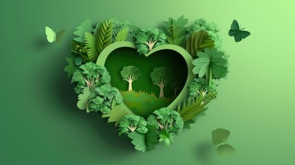 sustainable vector environmental conservation green ecosystem