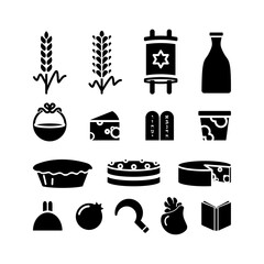 shavuot-icons-outline