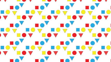 seamless pattern with colorful shapes, shapes pattern, seamless pattern, pattern