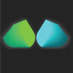 logo design, blend logo, light logo, abstract design, abstract art