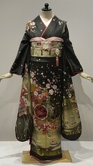 A kimono with a floral pattern
