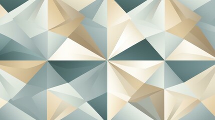 Fototapeta premium Stunning flat illustration with geometric tessellation, soft tones, and delicate patterns for highdefinition sophisticated design.