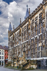 Obraz premium Aachen Rathaus (city hall), Germany