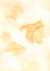 Abstract orange watercolor background