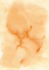 Orange watercolor  background