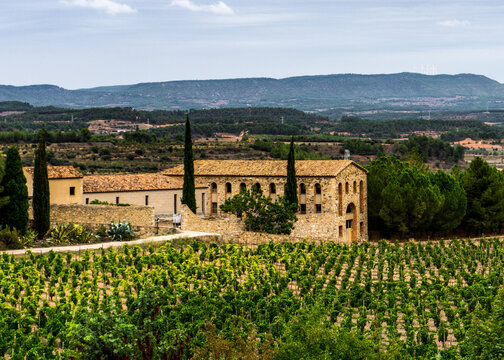 A Winery next to a Monestary in Poblet, Catalonia, Spain