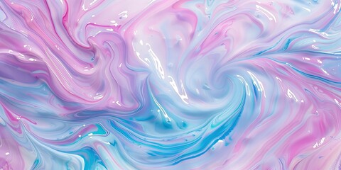 Obraz premium pastel paint swirl