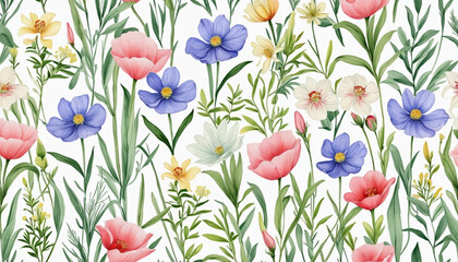 Obraz premium AI-generated vintage watercolor floral bouquet elements in pink hues, perfect for design layouts with blank copy space on a transparent background