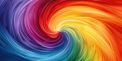 Fototapeta premium colorful rainbow spectrum paint swirl