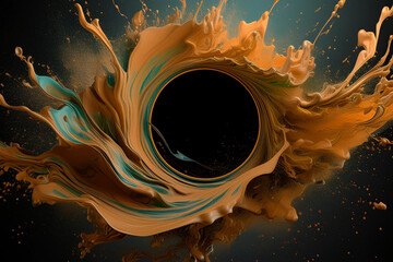 Projection de liquide