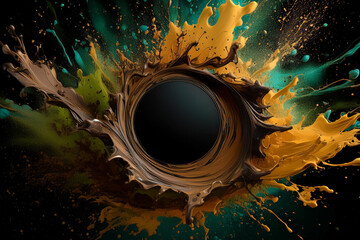 Projection de liquide