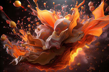 Projection de liquide