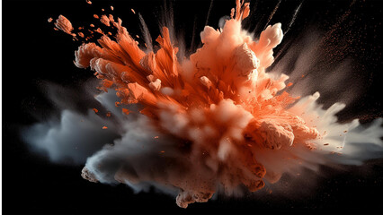 Explosion de poudre