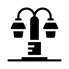 streetlight glyph icon