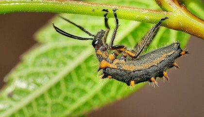 Macro photograph of a fly with a long proboscis.