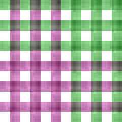 Red and green checkered tablecloth pattern for picnic design
