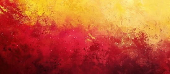 Obraz premium Red and yellow and black color background gradient brush stroke