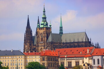 Obraz premium Hradcany in Prague city, Czech Republic