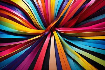 Abstract colorful lines background design, similar to vita lines arranged in a wavy pattern