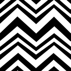  Abstract Black and White Chevron Pattern, Monochrome Design, Bold Lines