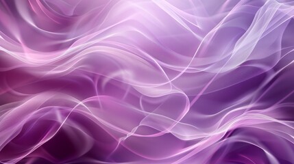 Fototapeta premium Abstract purple background with a smooth gradient, soft lines and curves, simple and elegant style, high resolution. Generative AI.