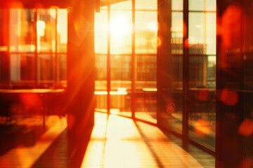 Blurry abstract backdrop for presentation design, text overlay, or business concept banner. 