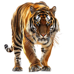 Fototapeta premium A tiger walks slowly