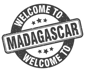 Welcome to Madagascar stamp. Madagascar round sign