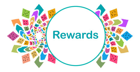 Rewards Colorful Circular White Text