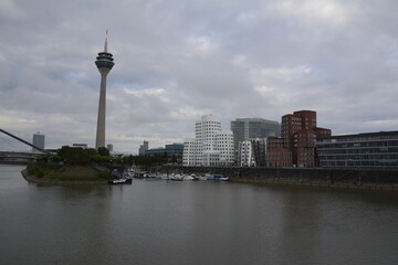 Obraz premium Düsseldorf Medienhafen
