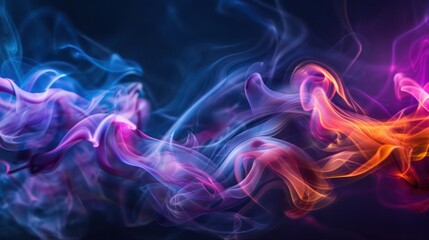 abstract background with smoke