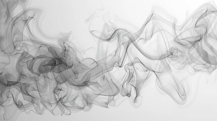 smoke isolated on white