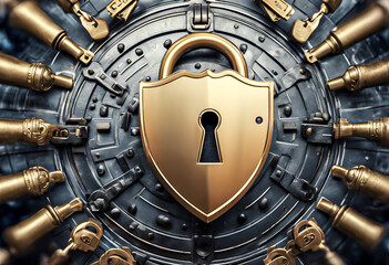Obraz premium cybersecurity